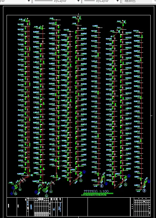 7号楼排水系统图