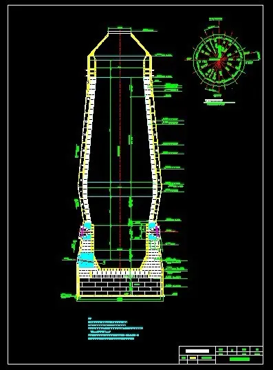 高炉本体剖面图