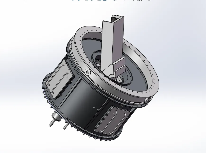 S453-高炉布料器的设计[含SW三维图]