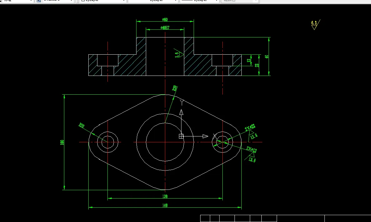 S585-通用底座零件的工艺规程及钻Φ40孔夹具设计
