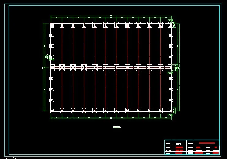 基础平面布置图