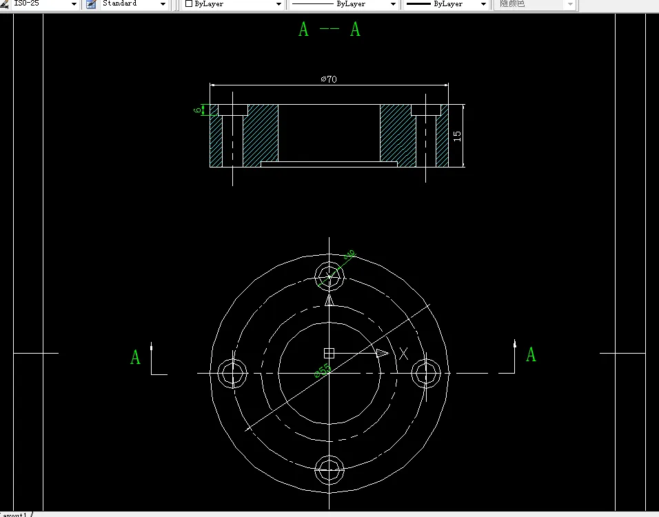 R548机械制造装备设计课程设计-圆形压板钻4-10孔夹具设计