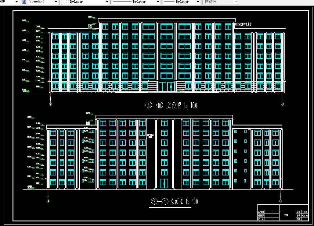 T028-某七层办公楼设计-7200平米