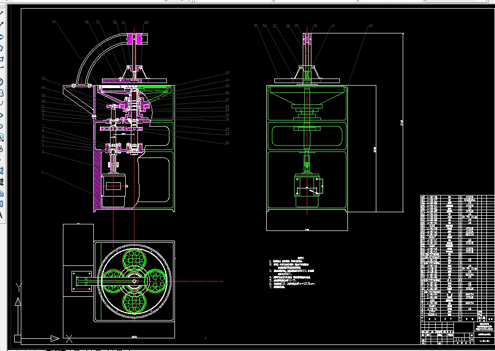 T217-硬脆材料双面研磨抛光机的设计