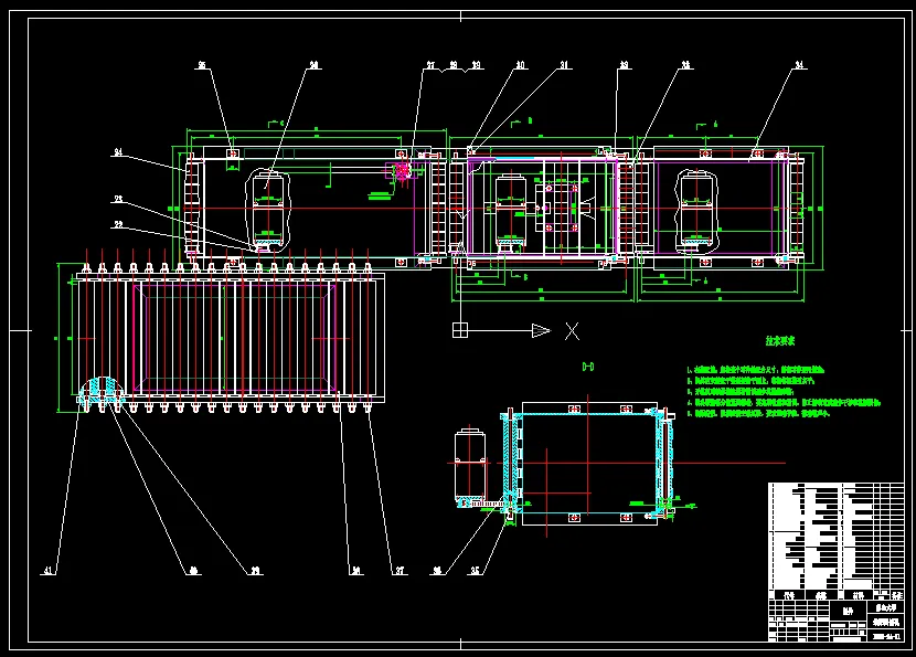 封罐机电子分选秤装配图-俯视A0