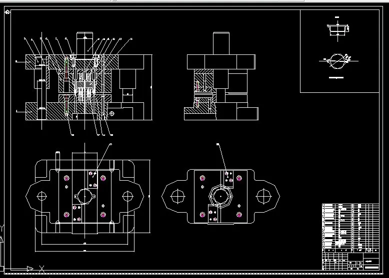 冲孔切边复合模