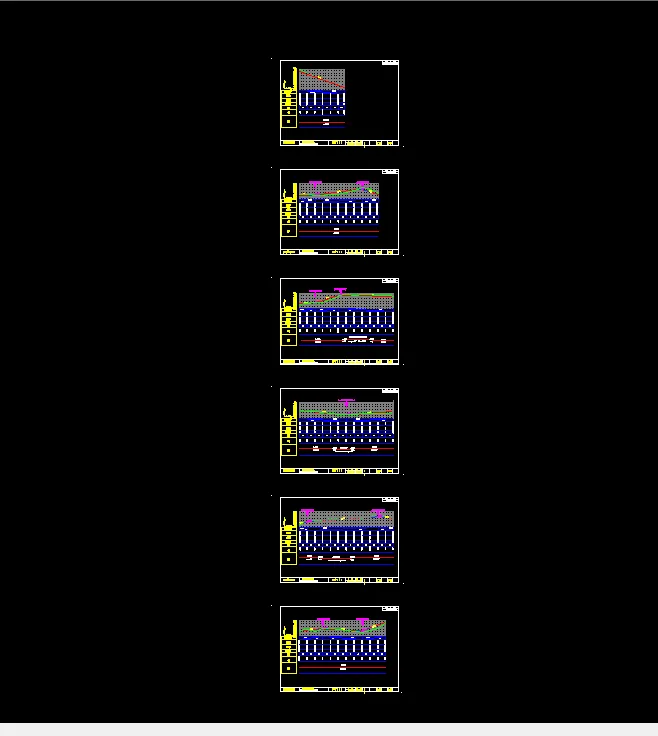 路线纵断面图分图