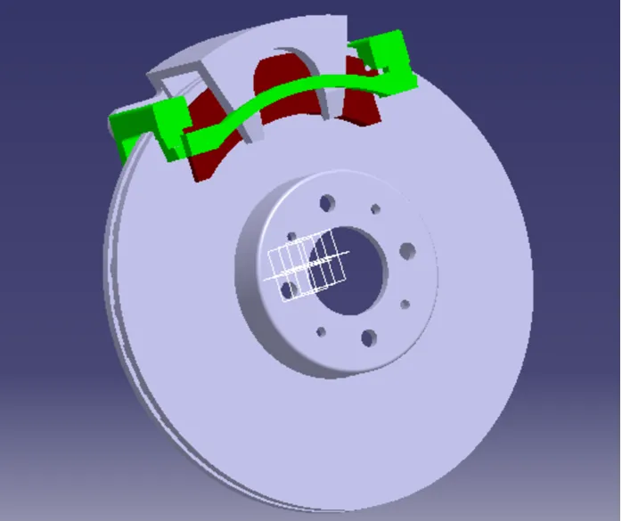 N246-别克君威轿车盘式制动器设计[含Catia三维图]