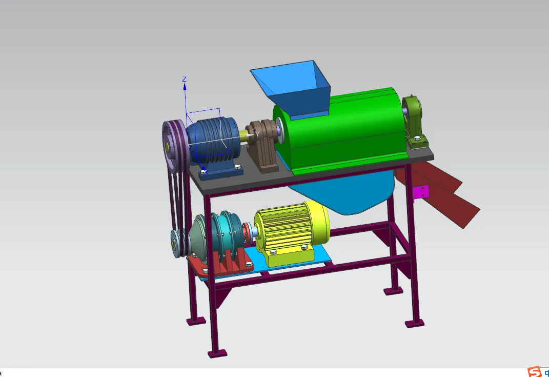 N250-番茄榨汁机结构设计[含三维图]