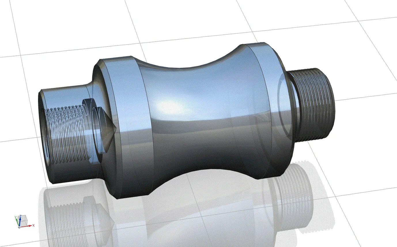 SC333-复合轴的数控加工工艺设计UG三维-长125