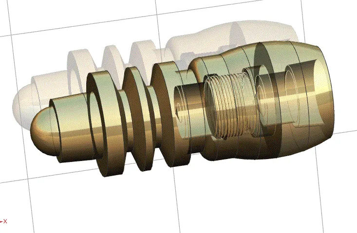 SC357-典型椭圆配合件的数控车削加工工艺及编程UG三维【2件套】