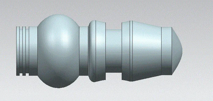 SC378-典型抛物线轴零件的数控车削加工工艺及编程UG三维-长267.25