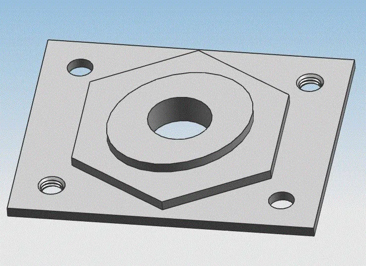SC536-六方工艺凸台零件的数控加工工艺及程序编制UG+CAM
