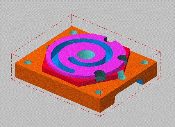 SC247-型腔槽板零件的数控加工工艺及自动编程CAM