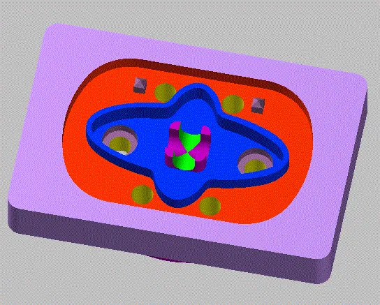 表壳零件三维截图-底面