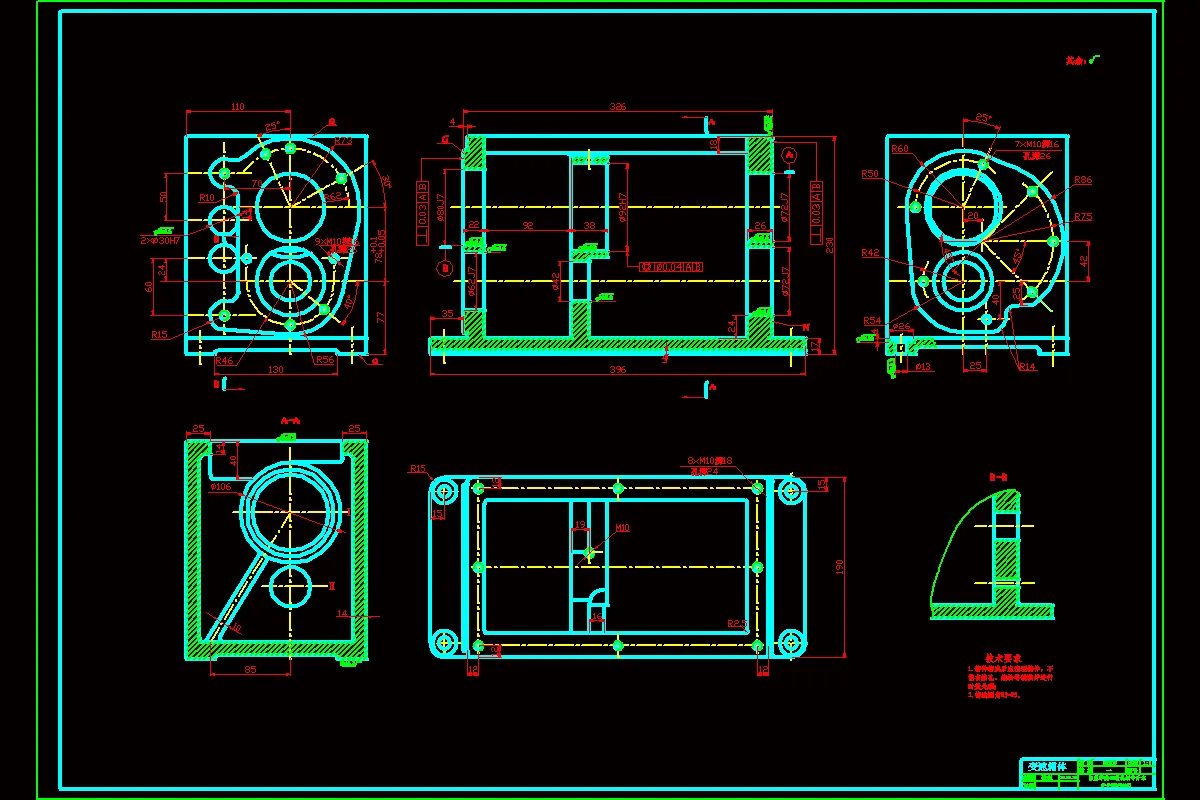 K1592-变速箱体零件的机械加工工艺及夹具设计