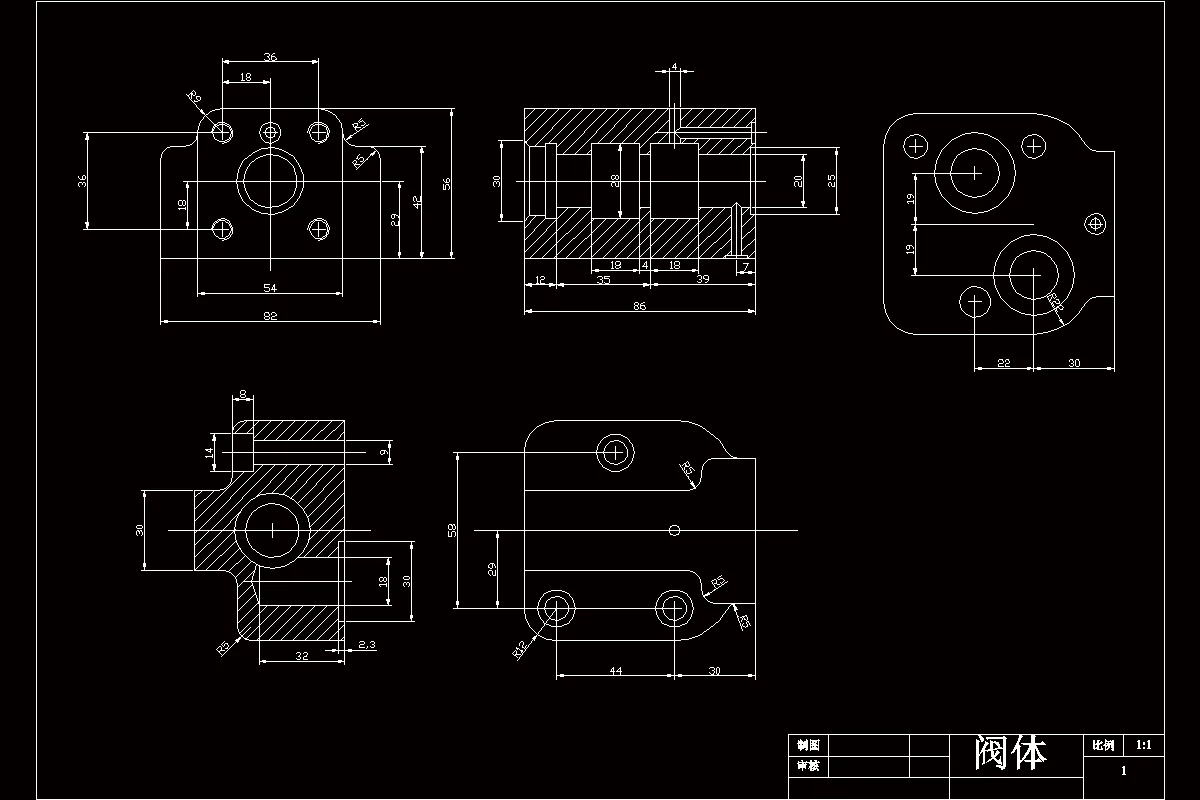 JJ345-阀体零件的工艺规程及钻Φ4孔的工装夹具设计