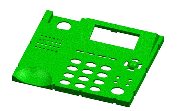 JJ1247-电话机面板注塑模具设计[含UG三维图]