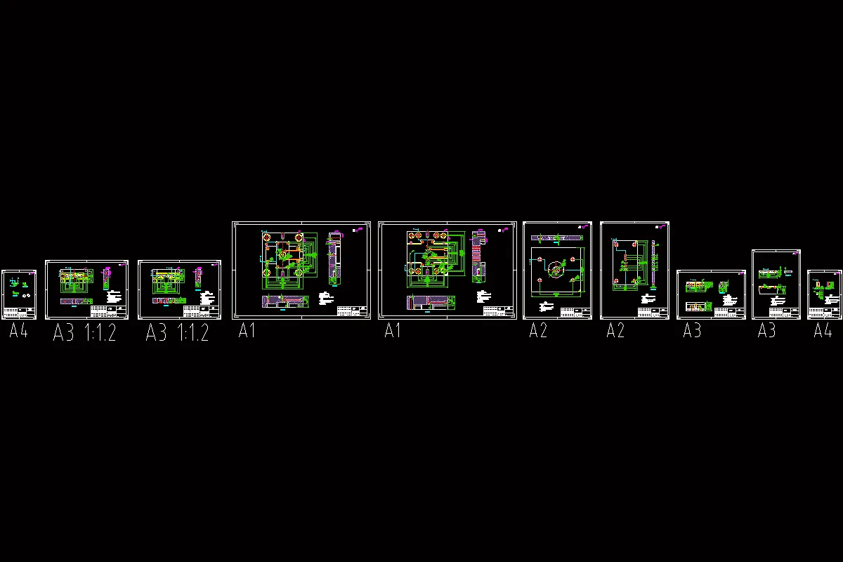 10张模具零件图