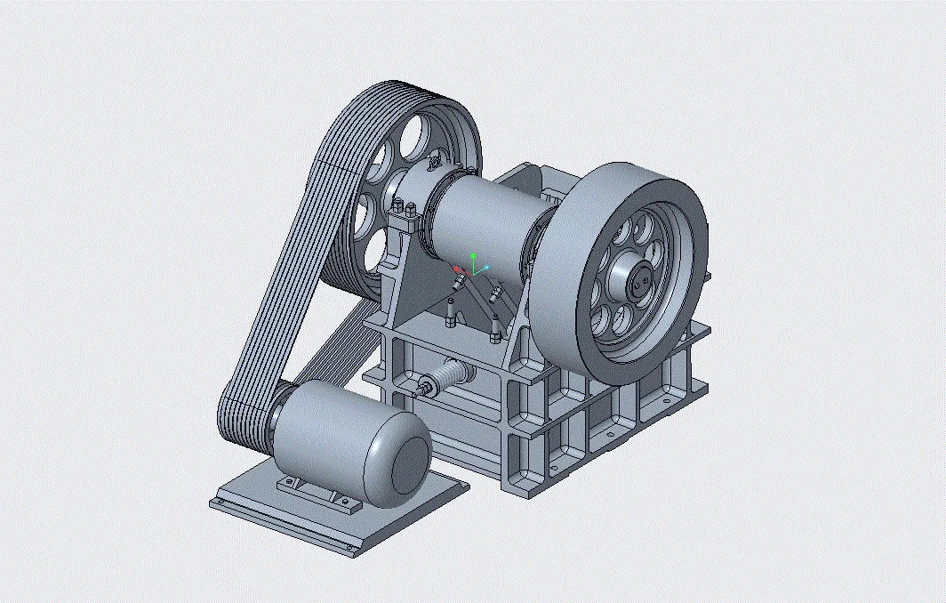 JJ1267-900X1200复摆鄂式破碎机设计[含三维图]