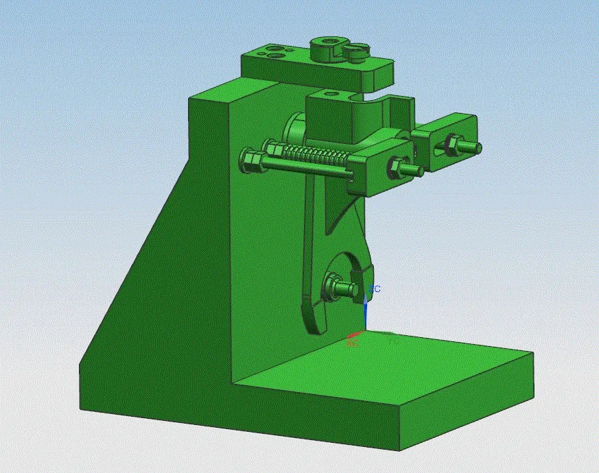 夹具三维装配图