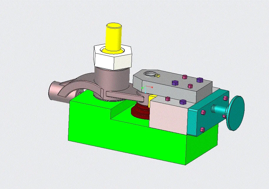 JJ1471-推动架加工工艺及钻下端φ16孔夹具设计[含Proe三维图]