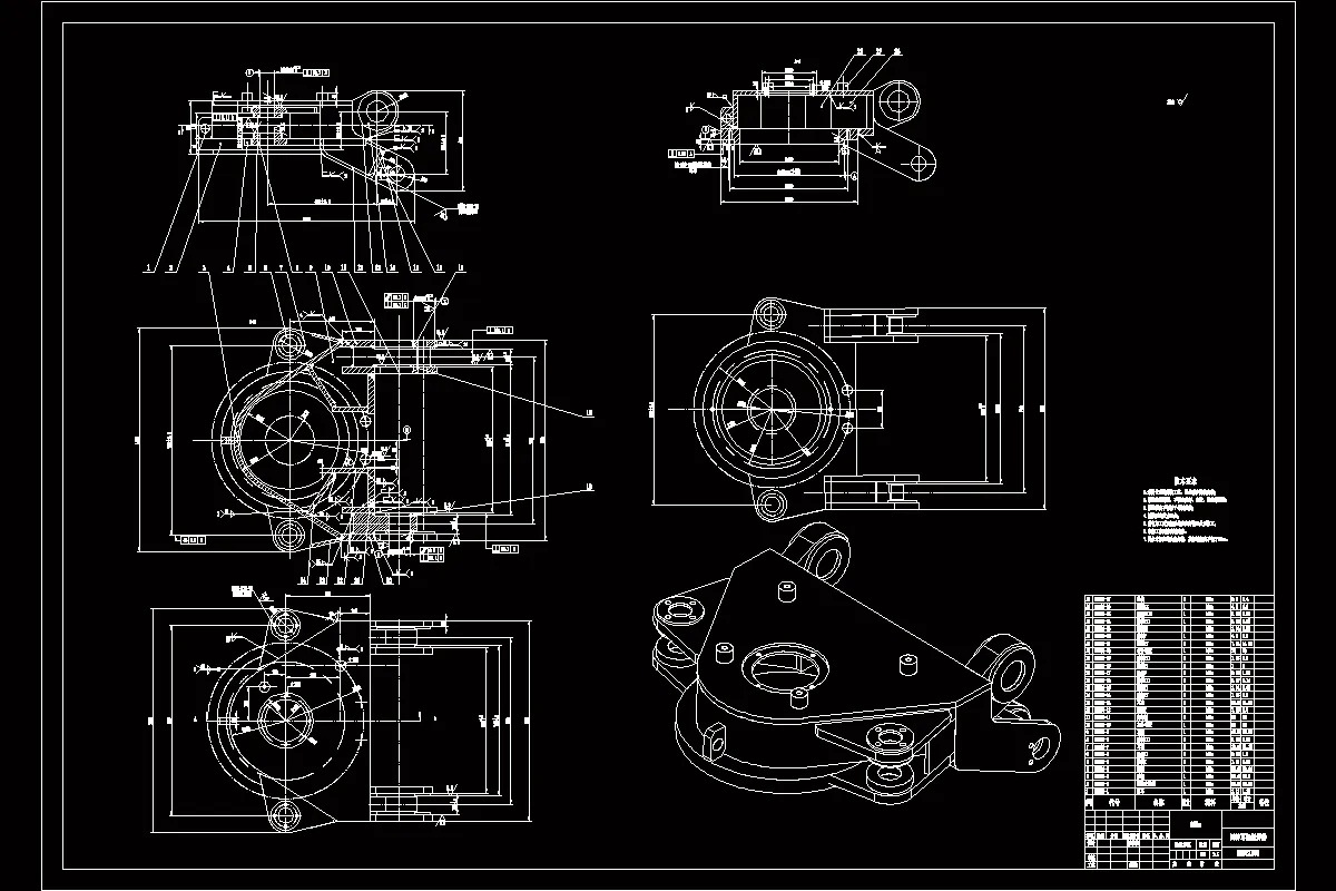 JJ1506-掘进机焊接型回转耳架设计