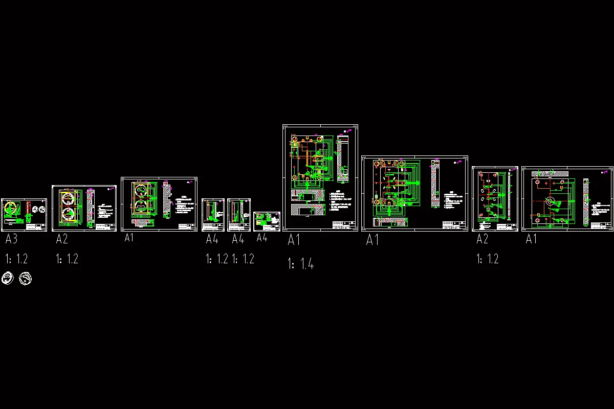 10张模具零件图