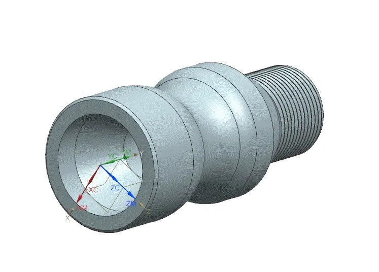 JJ1628-减振器传动轴数控车削加工工艺设计及手动编程斯沃仿真[含UG三维图]长112