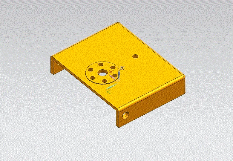 塑件三维图外侧