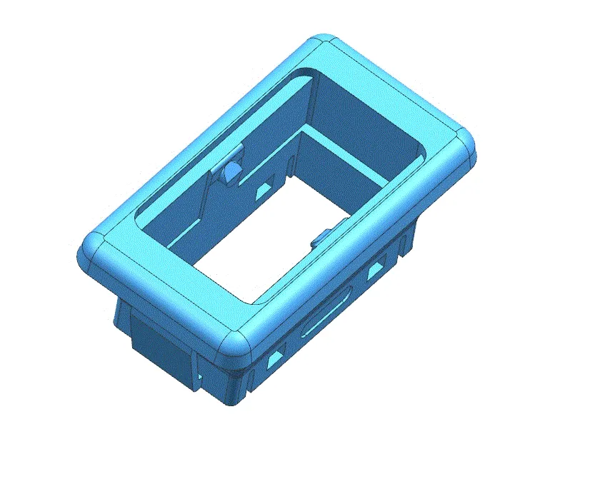 塑件三维图外侧