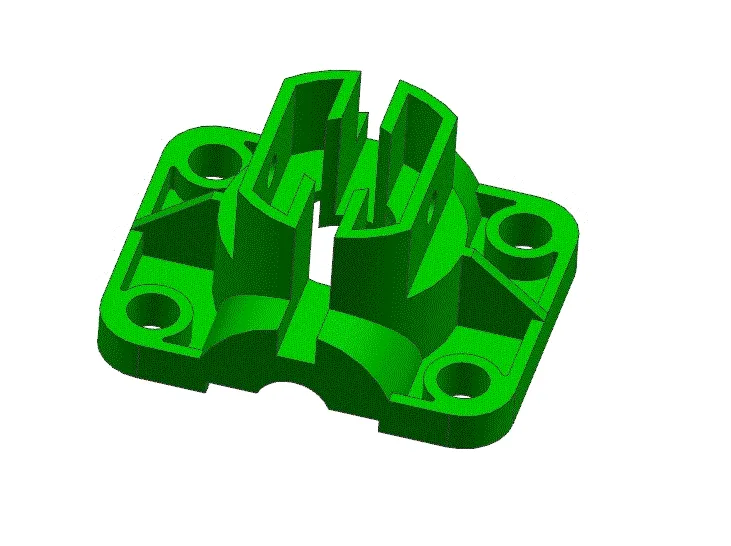 JJ1756-底座支撑件注射塑料模具设计-侧抽芯带模流[含UG三维图]