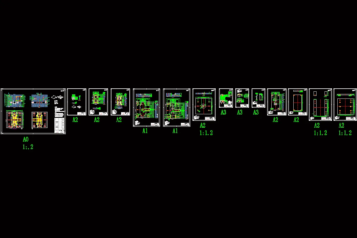 全部CAD图纸 14张