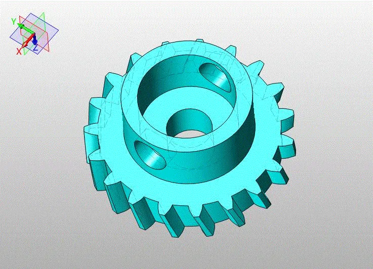 JJ1853-斜齿轮注射成型模具设计-侧抽芯[含UG三维图]