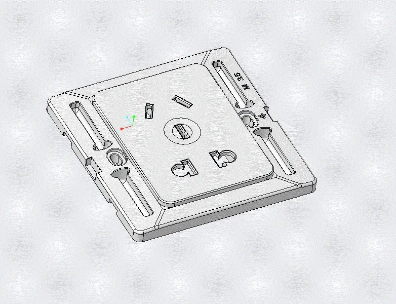 JJ1866-电器盒盖、五孔墙壁电源插座上面板保护外壳注塑模具设计[含三维图]
