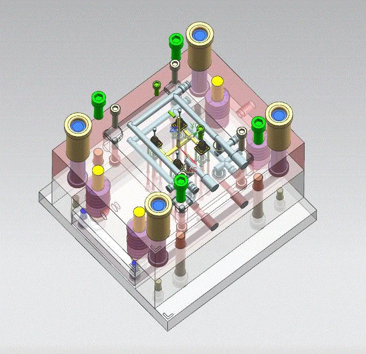 三维模具内部图