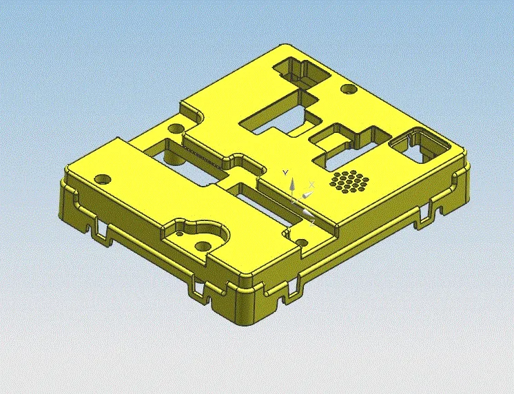 JJ1923-空调控制器后壳注塑模设计[含UG三维图]