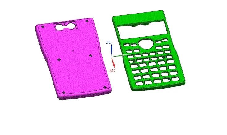 JJ1924-计算器外壳的注塑模具设计-抽芯[含UG三维图]