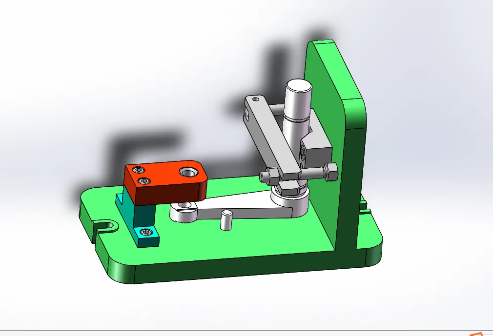 N342-制动器杠杆机械加工工艺及钻φ12孔夹具设计【含SW三维图】