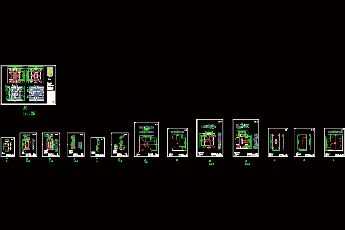 全部CAD图纸14张