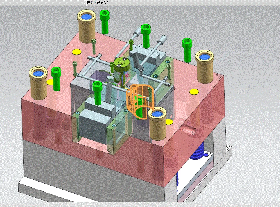 模具三维内部图