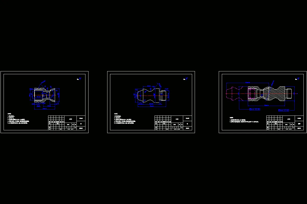JJ2076-基于CAXA CAM的两件轴套配合件的数控车加工工艺分析及编程