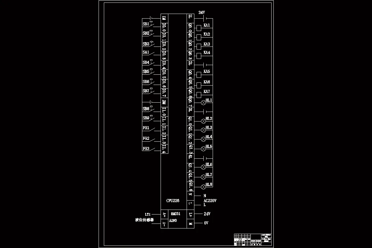 Q772-丰裕煤矿排水控制系统PLC控制与组态