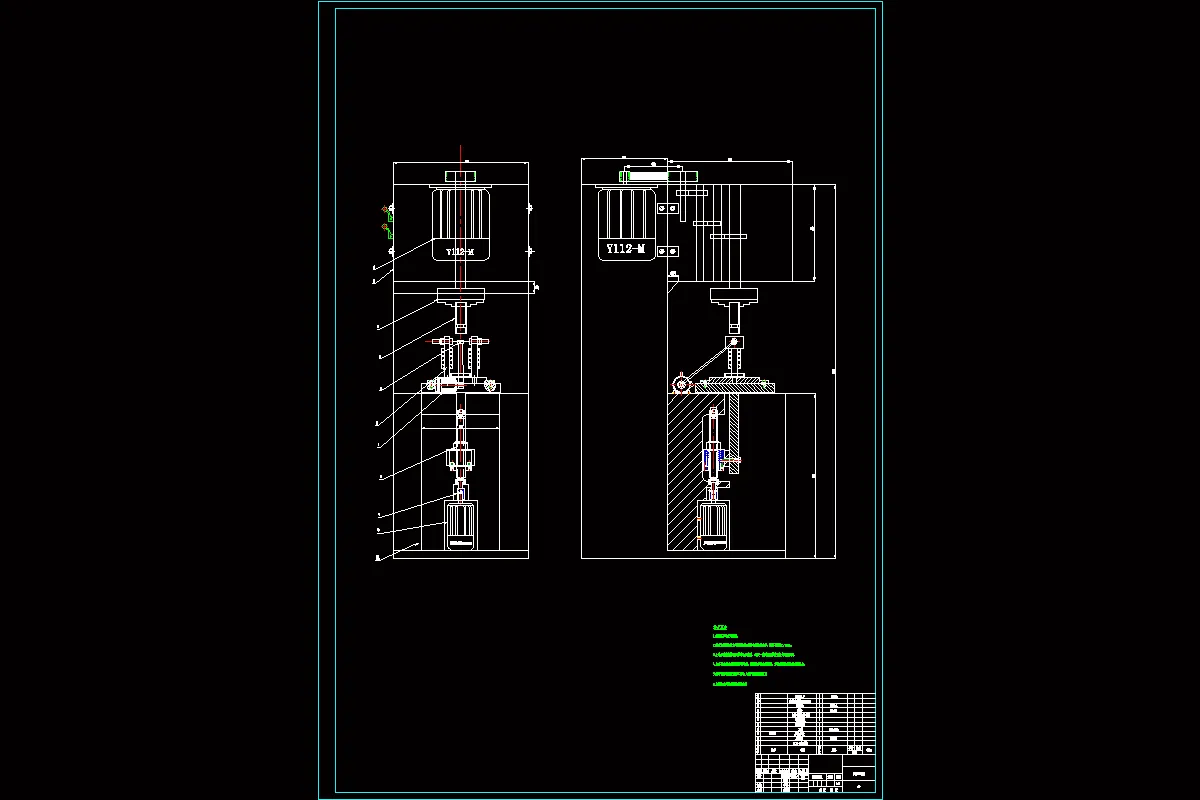 JJ2239-XM100光学铣磨机主轴轴承座立式磁性研磨机设计-主轴箱