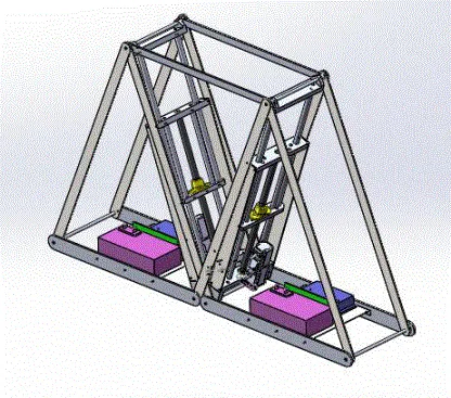 JJ2304-平行四边形滑行机器人的设计[含SW三维图]