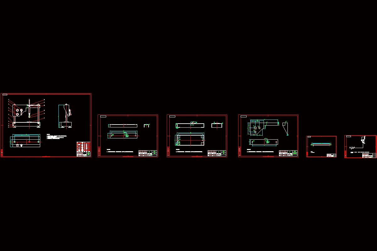 全部设计CAD图纸6张