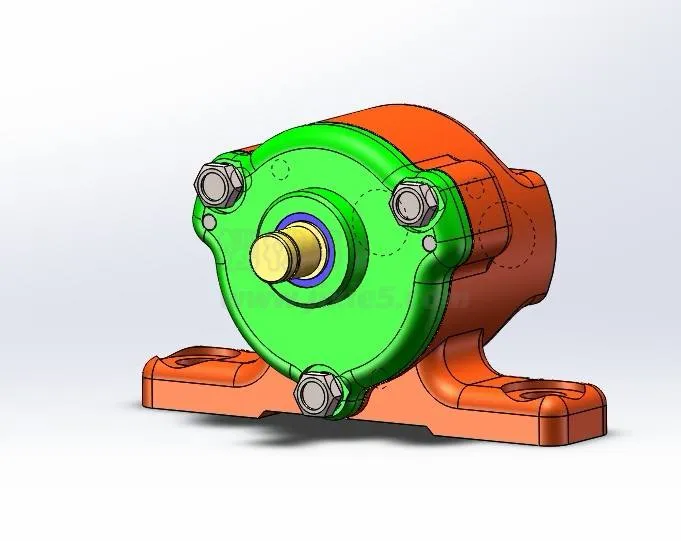 P862-摆线式内啮合齿轮泵的设计 [含SW三维图]