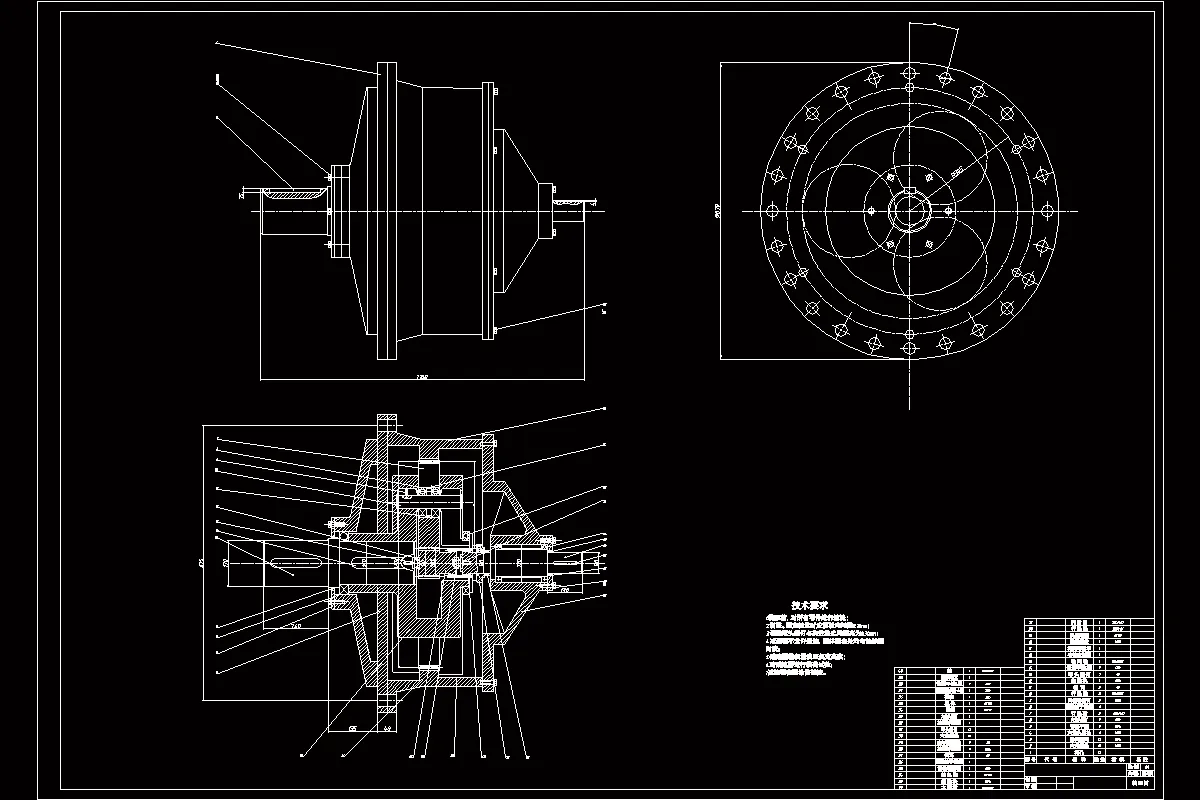 JJ2722-NAF450-8-I型行星减速器设计