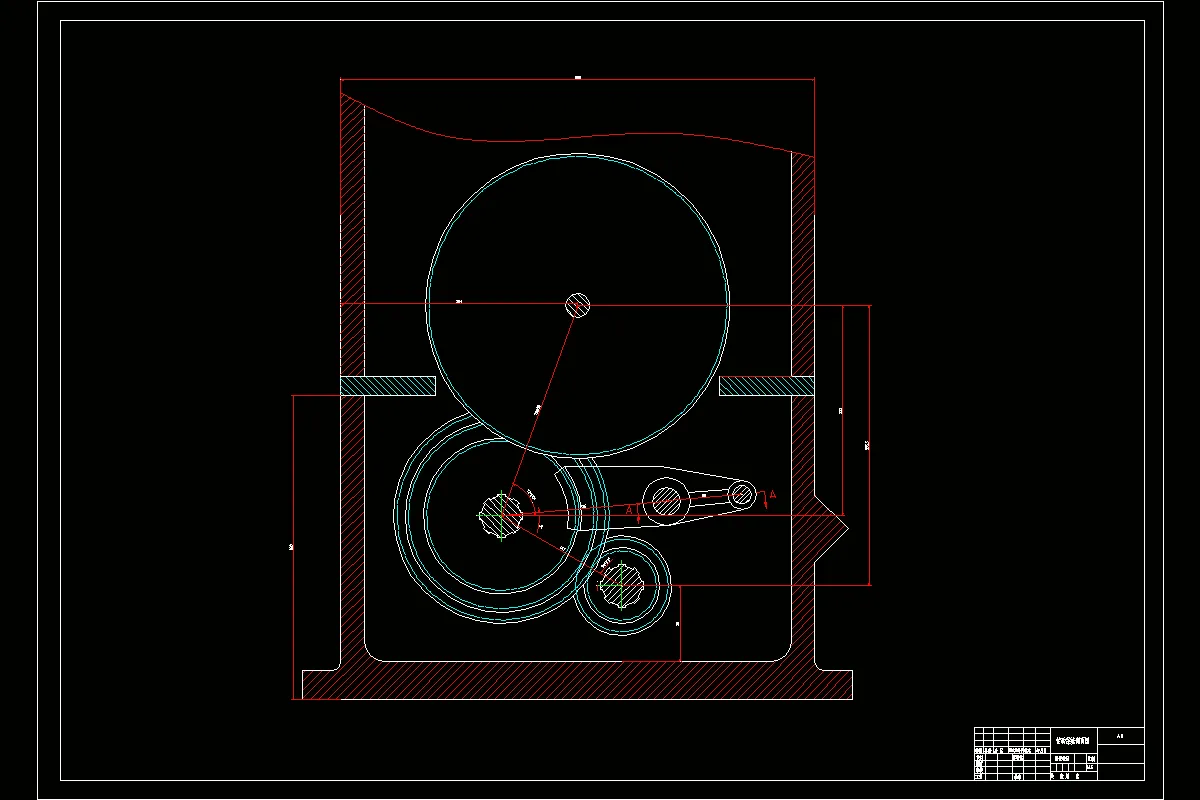 传动系统剖面图