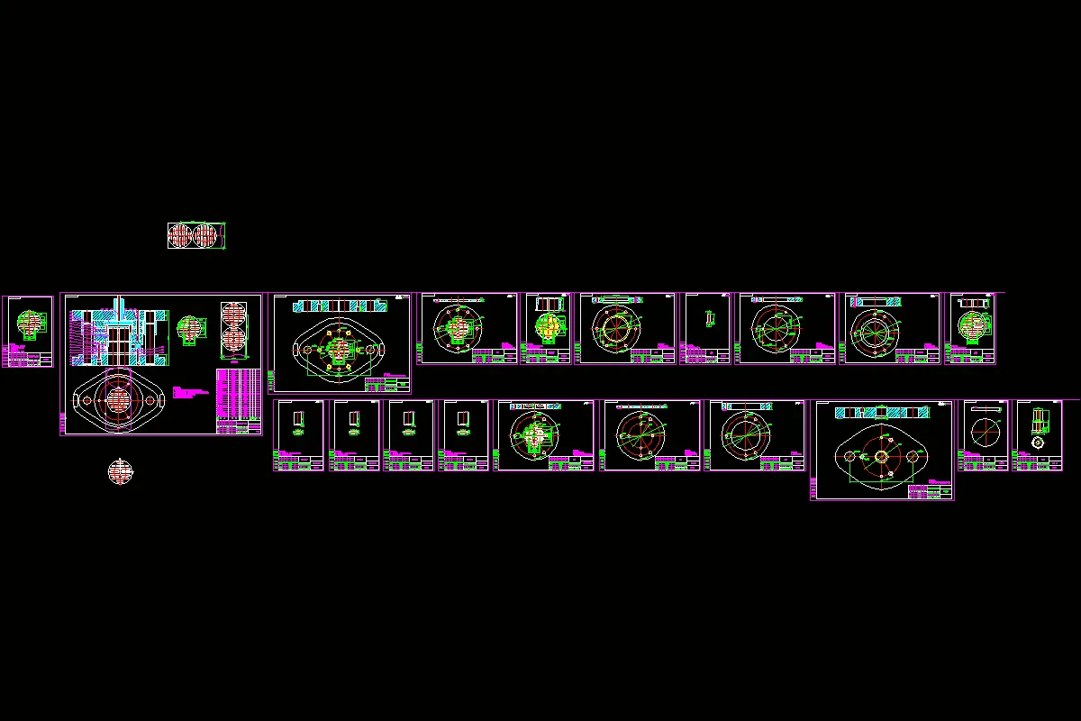 全部CAD图纸 20张
